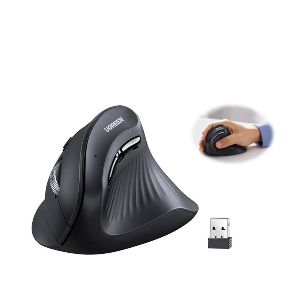 UGREEN UGREEN Vertical Bluetooth and Silent Wireless Mouse, 4000DPI | 25444 - Computers & Tech - Lebanon