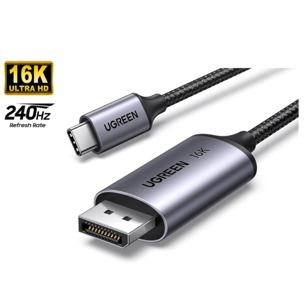UGREEN UGREEN USB-C Male to Diplay Port Male 16K | 25865 - Computers & Tech - Lebanon