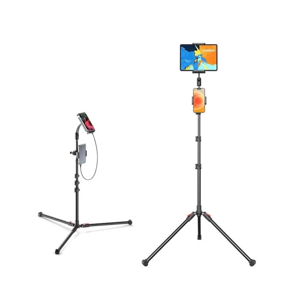 UGREEN UGREEN 2 In 1 Tripod Stand with two holders, one for phone and one for tablet, Adjustable Height up to 170cm | 15647 - TV, Cameras & Photography - Lebanon