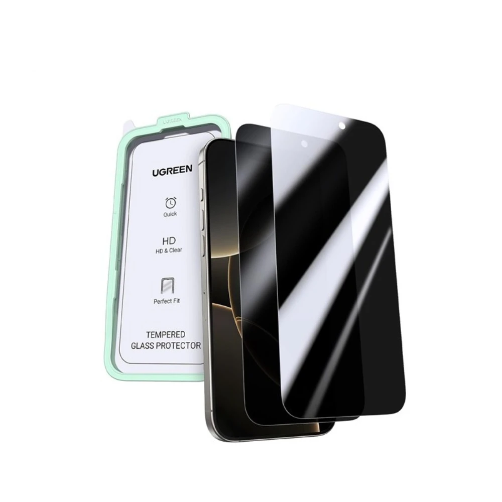 UGREEN UGREEN Full Coverage Privacy HD Screen Tempered Protective Film For iPhone 16 Pro Max | 45976 - Phones & Wearables - Lebanon