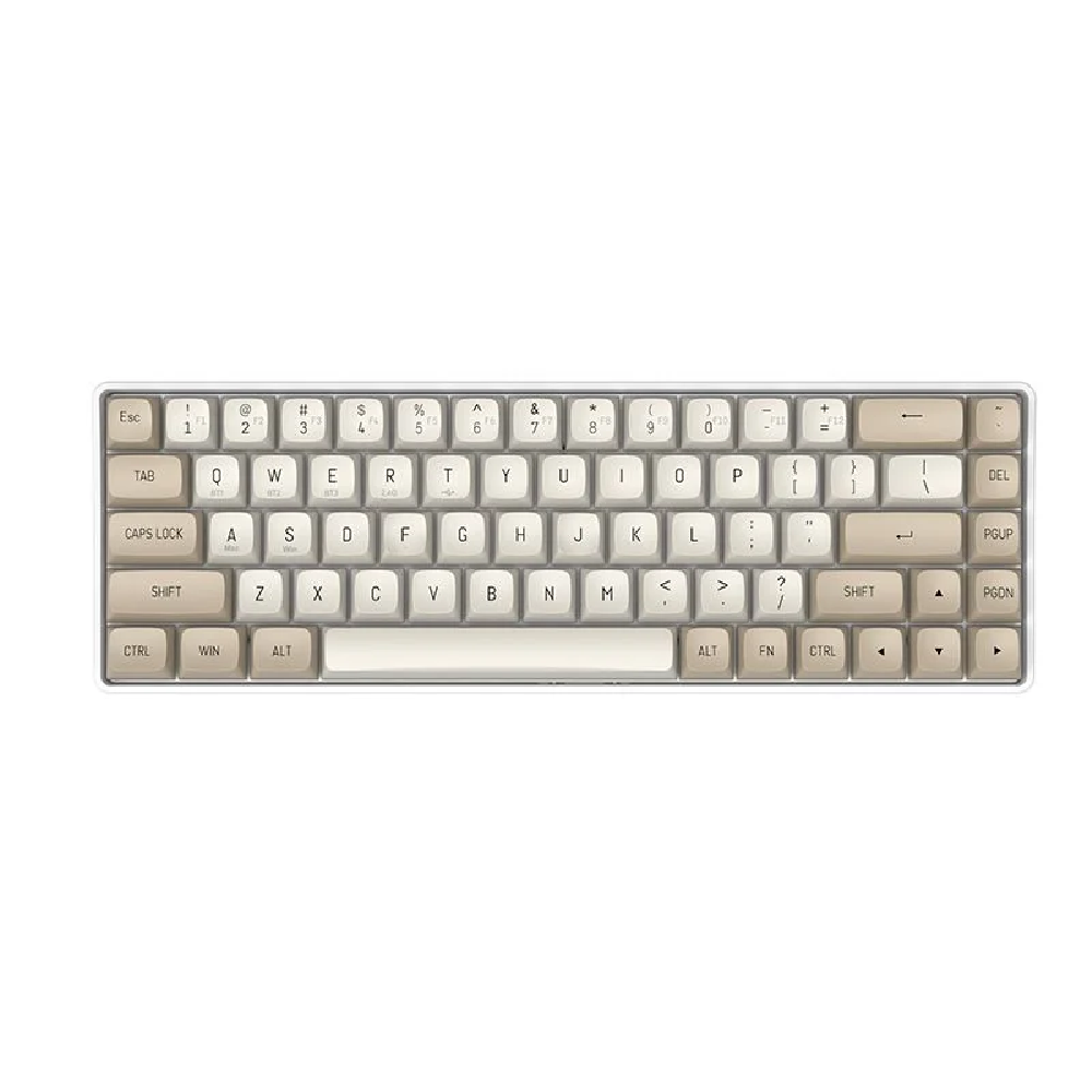 darkFlash DarkFlash GD68 Mechanical keyboard - Milky & Brown | GD68 - Computers & Tech - Lebanon