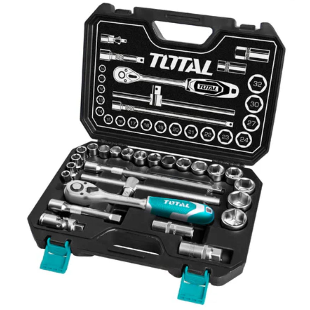 Total 25pcs 1/2″ طقم طربوش Total - Home & Kitchen - Lebanon