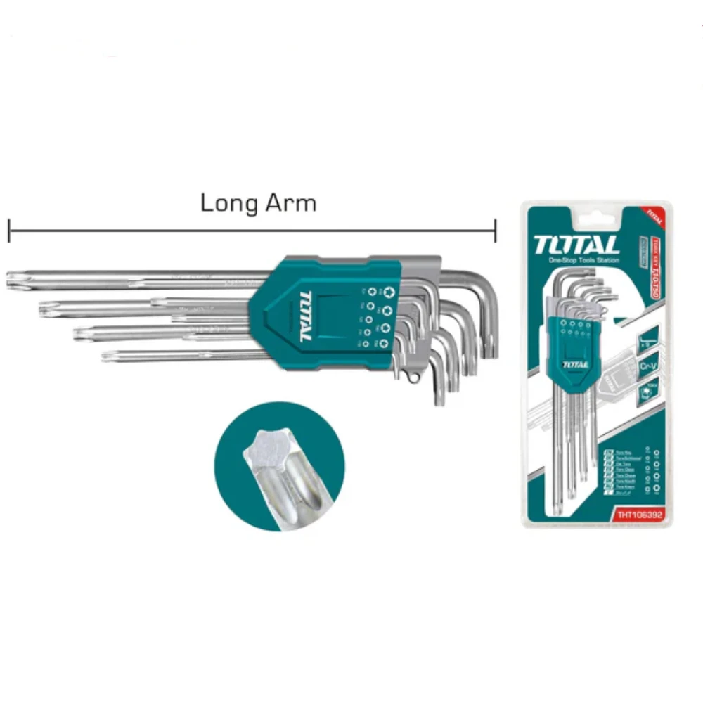 Total 1.5-10MM طقم مسدس اكسترا طويل Total - Home & Kitchen - Lebanon