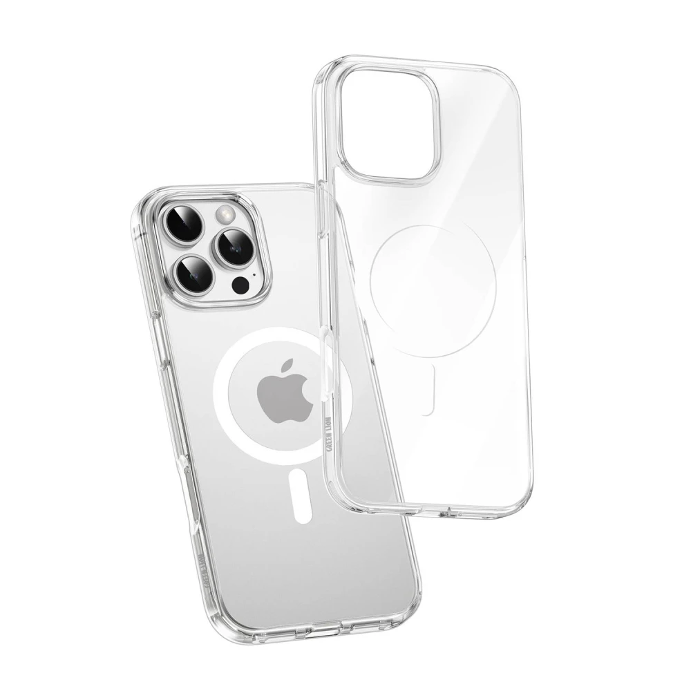 Green Lion Green Lion MagSafe Crystal Clear Case for iPhone 16 Pro Max | GNMCRYC16PMCL - Phones & Wearables - Lebanon