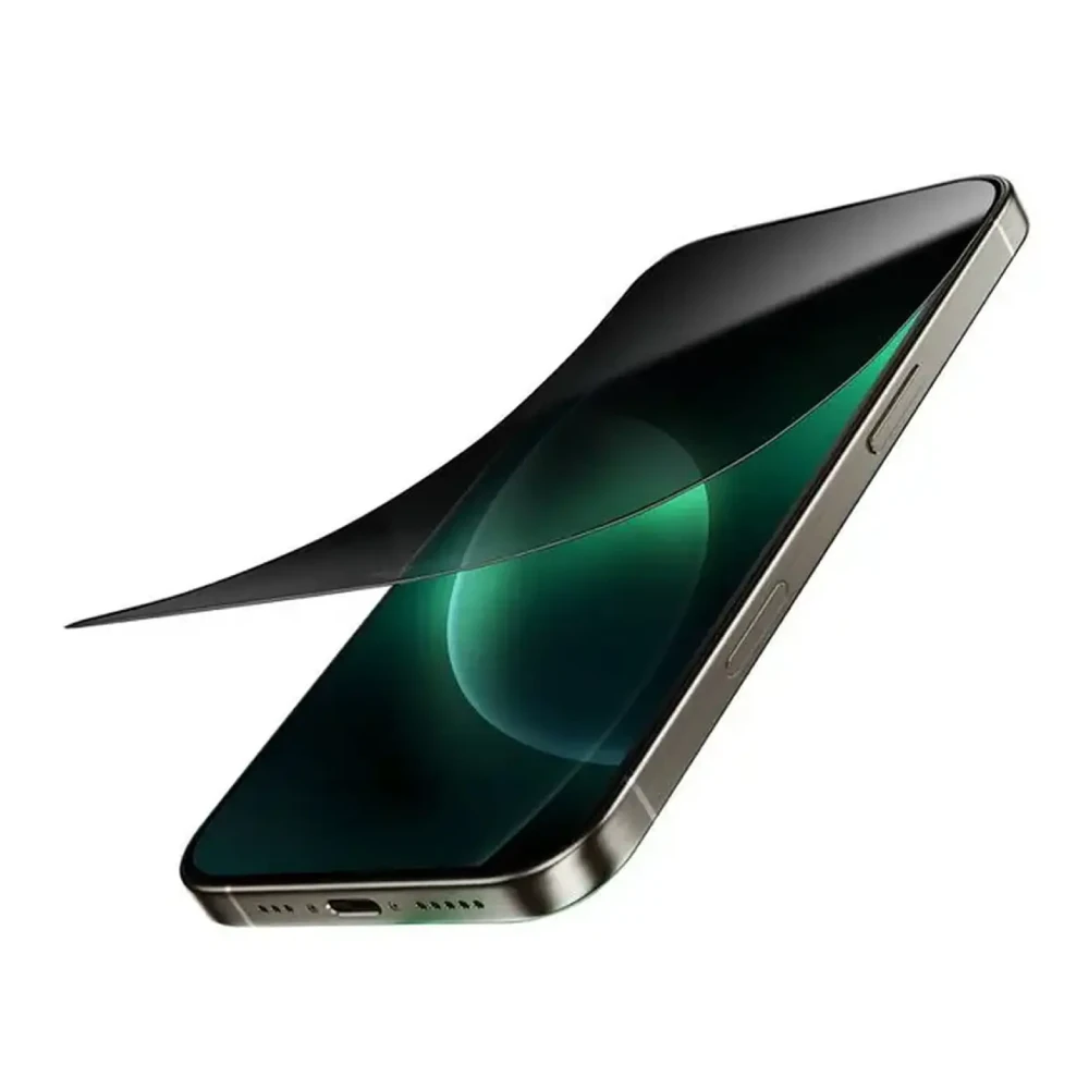 Green Lion 9H Steve Privacy Anti-Peeping Glass Screen Protector for iPhone 16 - Black | GN9HSPY16BK