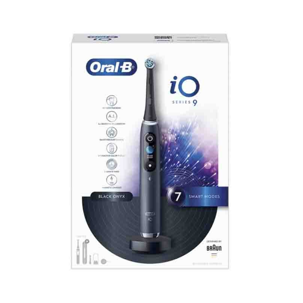 Oral-B Oral-B iO9 Black Electric Toothbrush | iOM9.2B2.2AD - Beauty & Personal Care - Lebanon