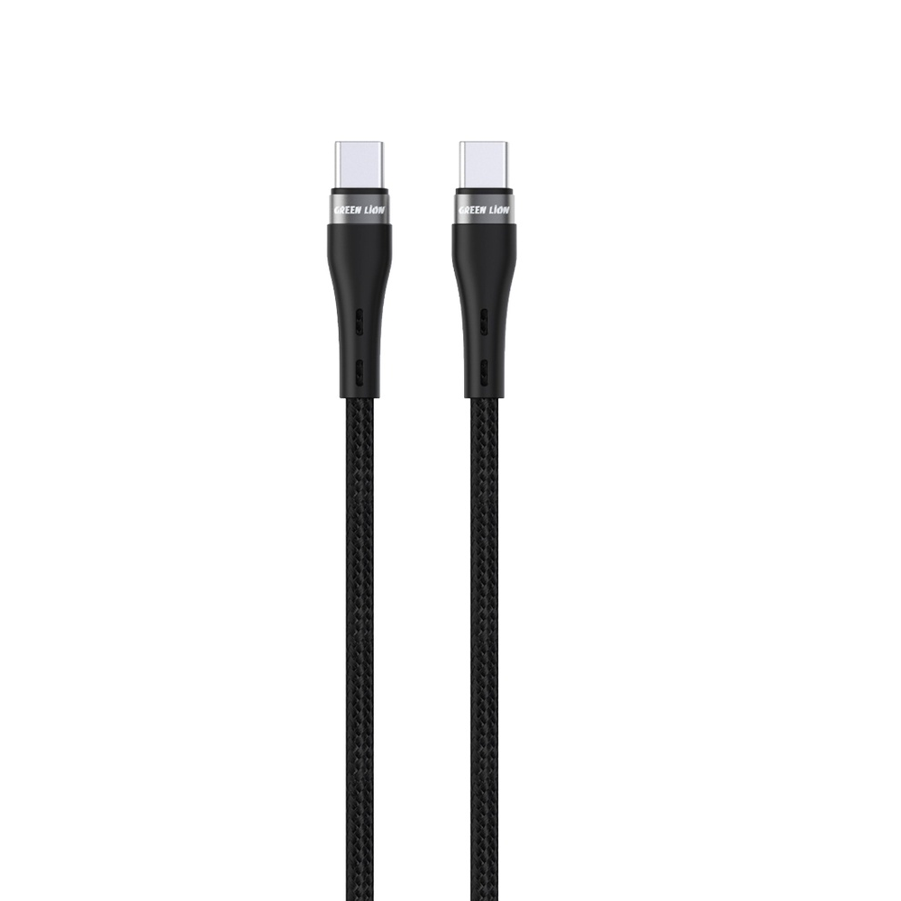 Green Lion Green Lion USB-C to USB-C Braided Cable | GNBRUSCTCBK - Computers & Tech - Lebanon