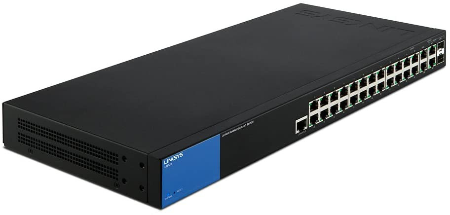 Linksys Linksys 24 - Port Gigabit Managed Switch with 2 SFP Combo Ports (LGS528) - Computers & Tech - Lebanon