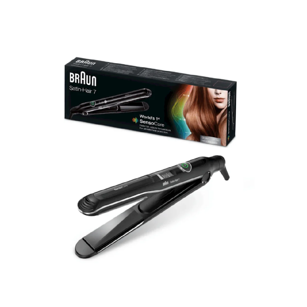 Braun Braun SensoCare Hair Straightener Black | BRST780E - Beauty & Personal Care - Lebanon
