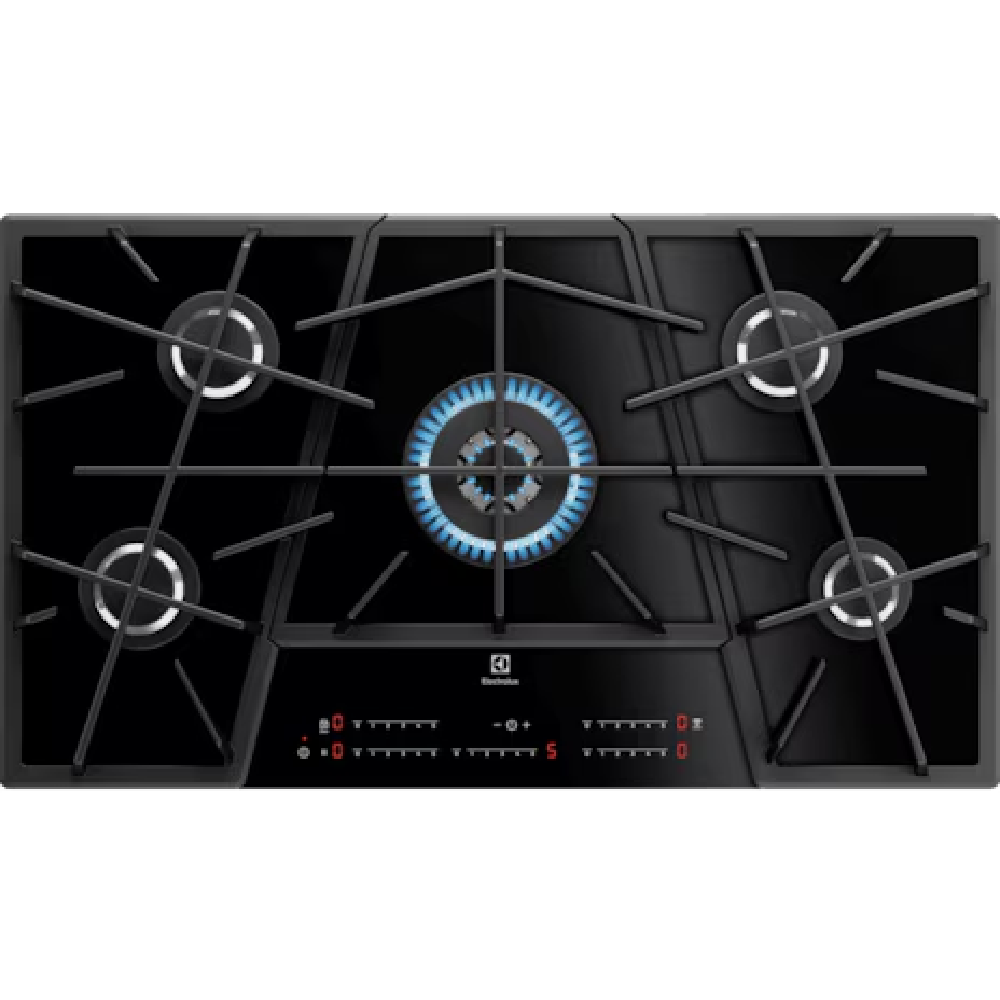 Electrolux Electrolux built-in gas ceramic hob with 5 burners | KGV9539IK - Home & Kitchen - Lebanon
