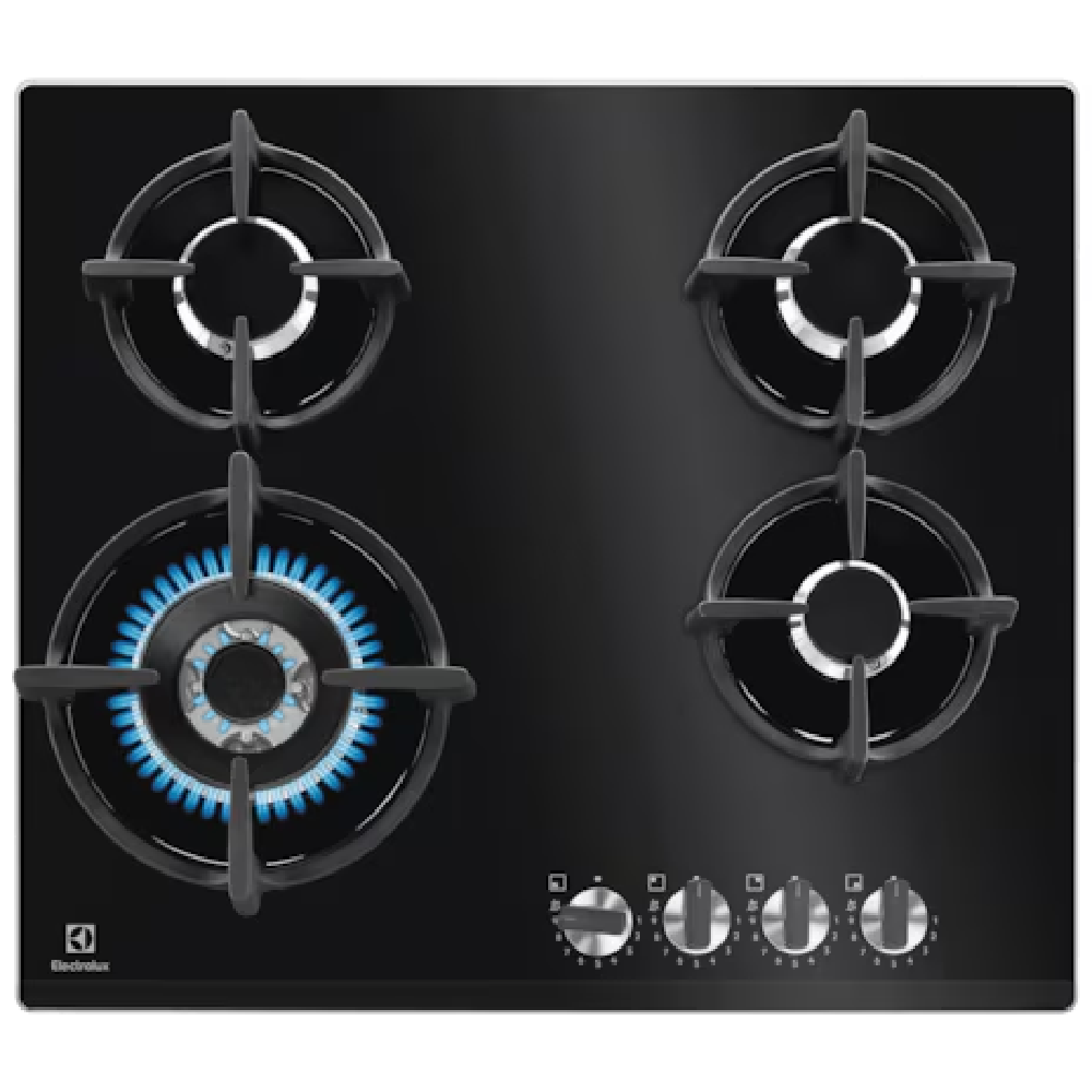 Electrolux Electrolux UltimateTaste 700 built-in gas hob with 4 cooking zones | KGG64376K - Home & Kitchen - Lebanon