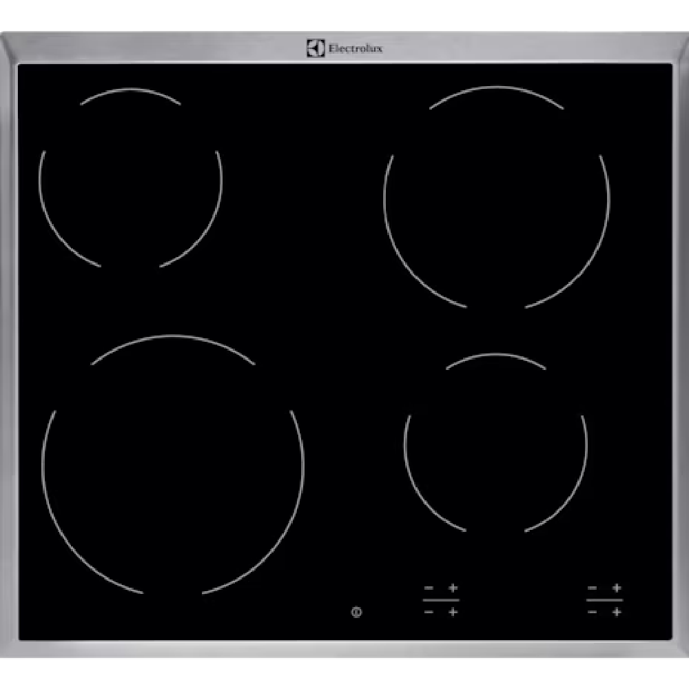 Electrolux Electrolux built-in ceramic hob with 4 burners | EHF6240XOK - Home & Kitchen - Lebanon