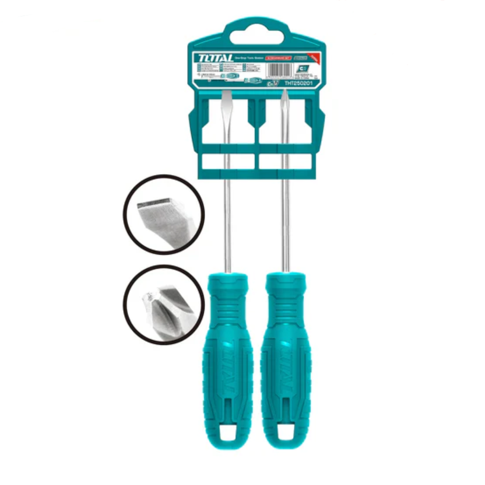 Total 2PCS طقم مفك براغي عضم Total - Home & Kitchen - Lebanon