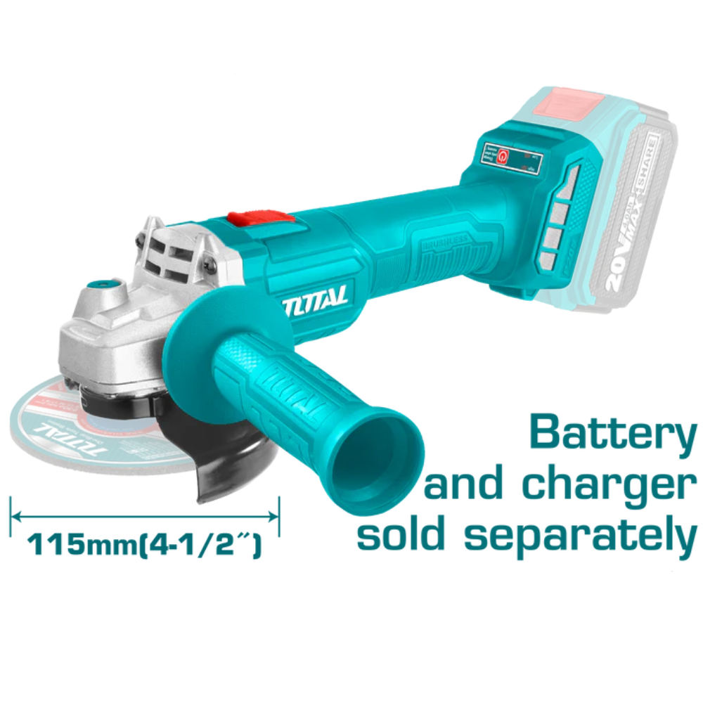 Total Brushless 20V(3000/9000rpm) صاروخ عالبطارية (Tool Only) Total - Home & Kitchen - Lebanon