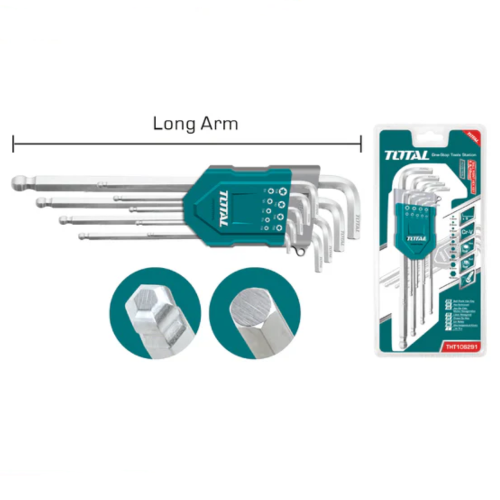 Total 9 PCS طقم منجم صناعي اكسترا طويل Total - Home & Kitchen - Lebanon