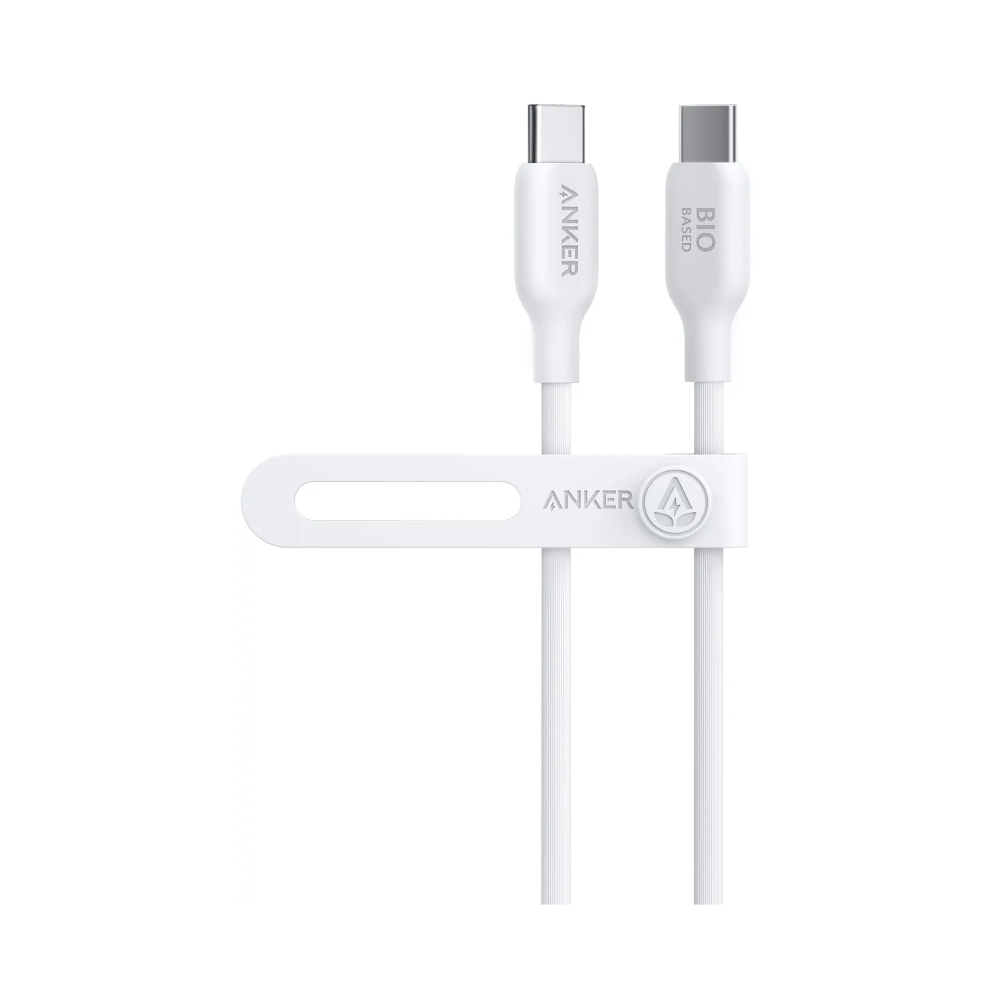 Anker Anker 543 USB-C to -C Cable - Bio-Based 3ft, White | A80E1021 - Computers & Tech - Lebanon