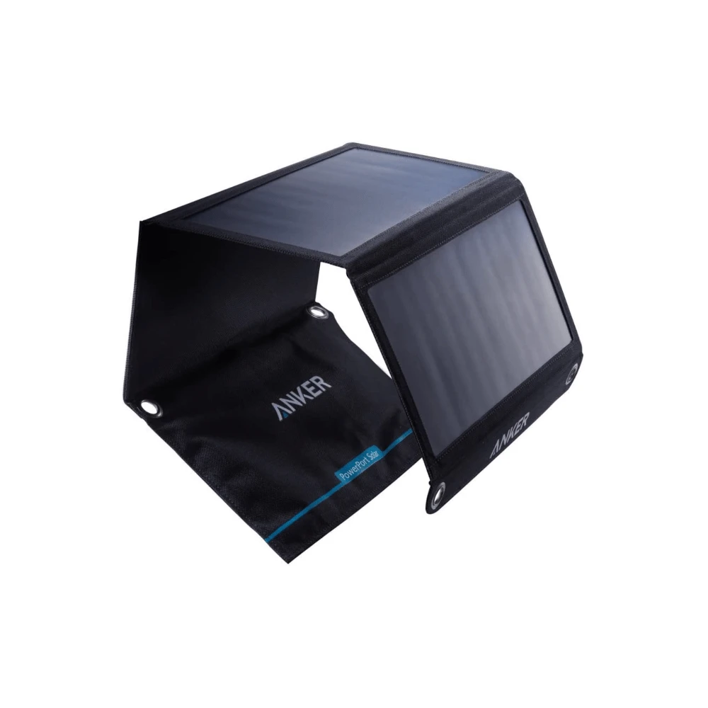 Anker Anker 21W Dual-Port PowerPort Solar - Black | A2421011 - Computers & Tech - Lebanon