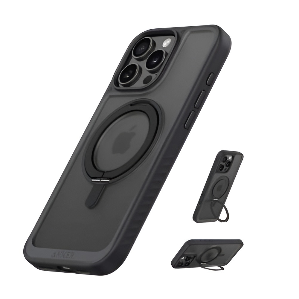 Anker Anker Magnetic Case 360° Ring Black for iPhone 16 Pro | A90H1H1A - Phones & Wearables - Lebanon