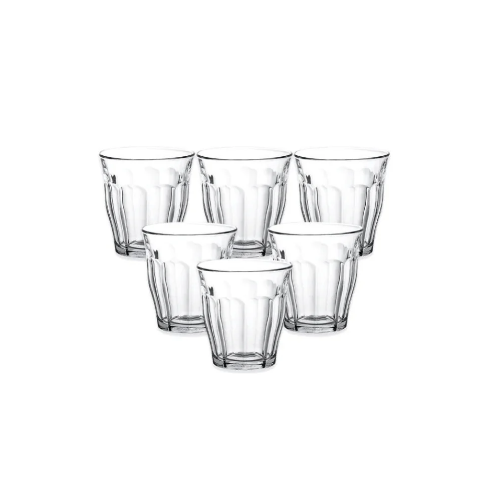 Duralex Duralex Set Of 6 Clear Tumbler 9cl | 1023AB06A0111 - Home & Kitchen - Lebanon