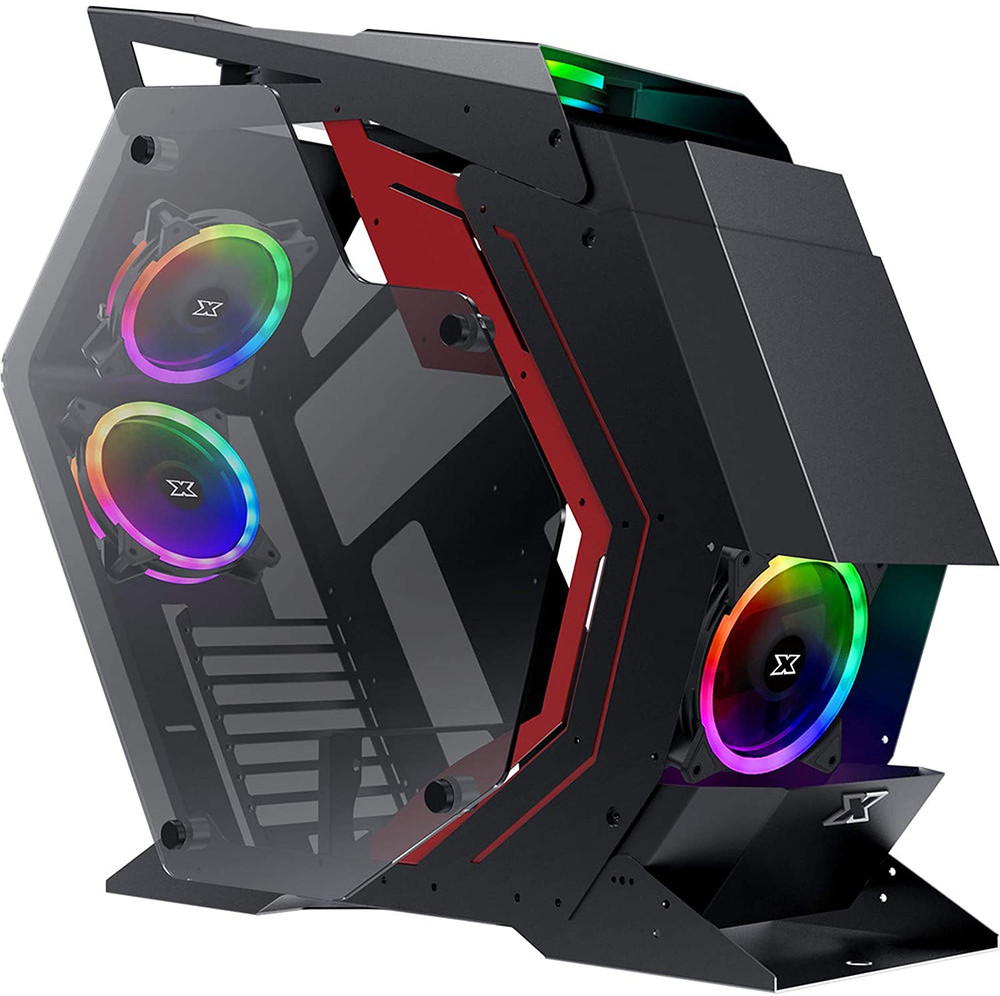 Xigmatek Xigmatek Perseus RGB Medium Tower ATX Case with Glass Panels (Black) | EN45198 - Computers & Tech - Lebanon