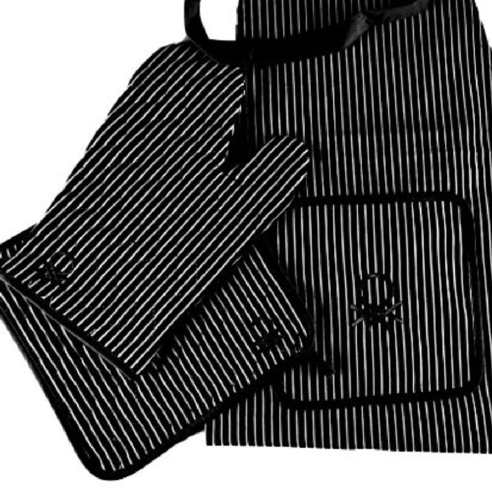 Benetton Benetton Glove 100% Cotton Black B&W Edition | BE-2343 - Home & Kitchen - Lebanon