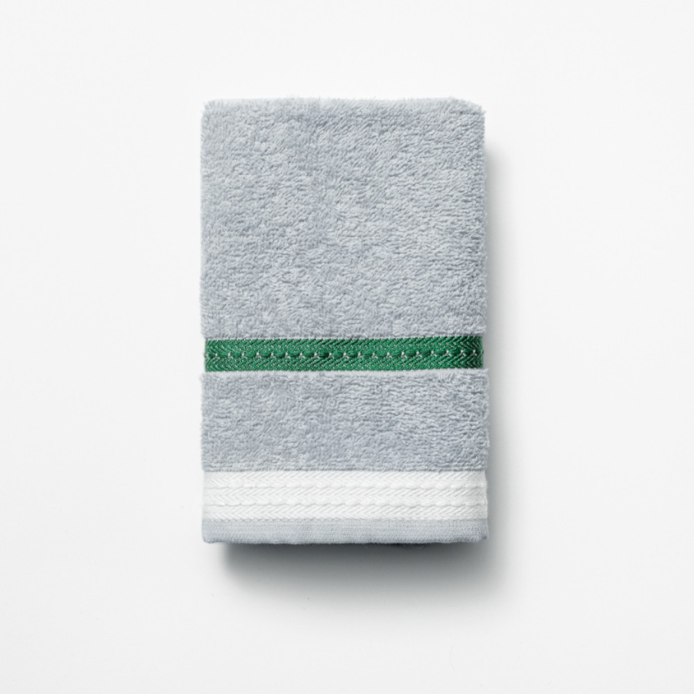 Benetton Benetton Guest Towel 40x60cm 450Gsm 100% Cotton Light Grey | BE-2364 - Home & Kitchen - Lebanon