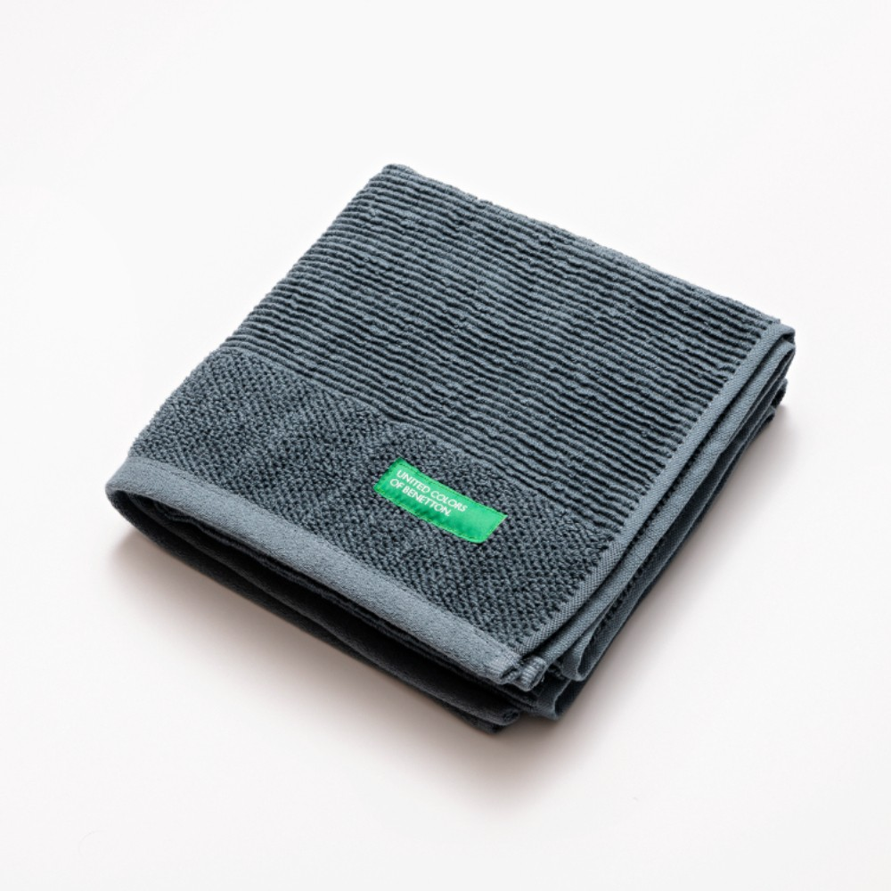 Benetton Benetton Hand Towel 50x100cm 450Gsm 100% Cotton Grey | BE-2366 - Home & Kitchen - Lebanon