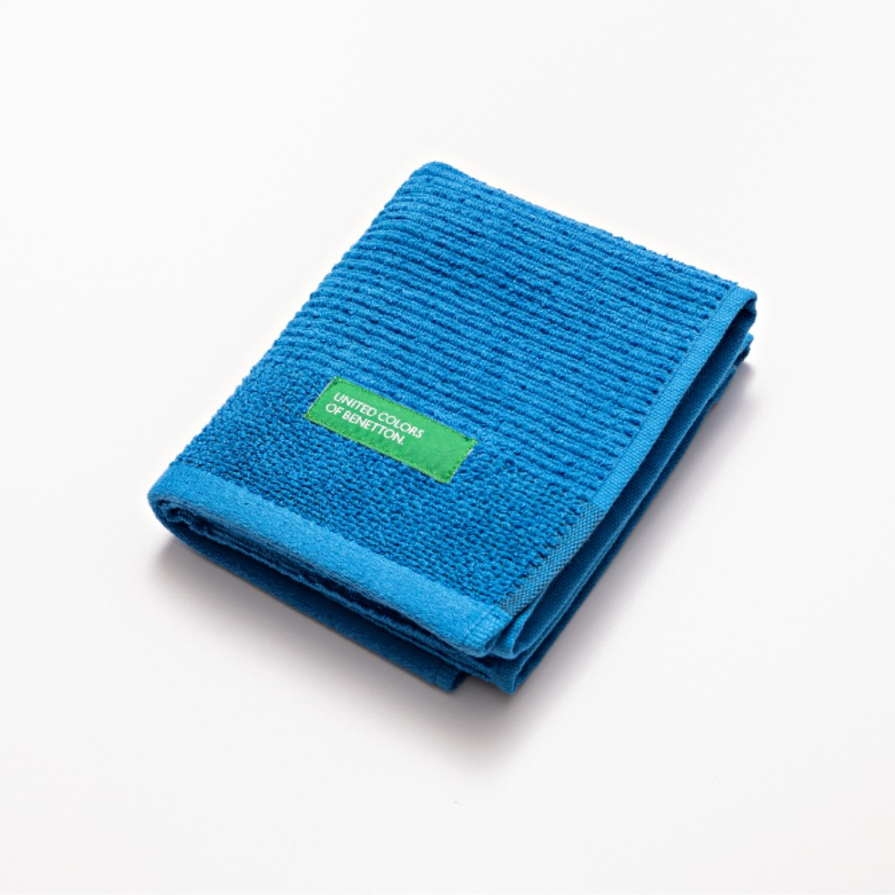 Benetton Benetton Guest Towel 40x60cm 450Gsm 100% Cotton Blue | BE-2373 - Home & Kitchen - Lebanon