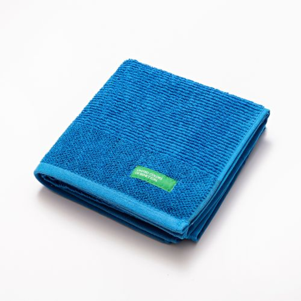 Benetton Benetton Hand Towel 50x100cm 450Gsm 100% Cotton Blue | BE-2378 - Home & Kitchen - Lebanon