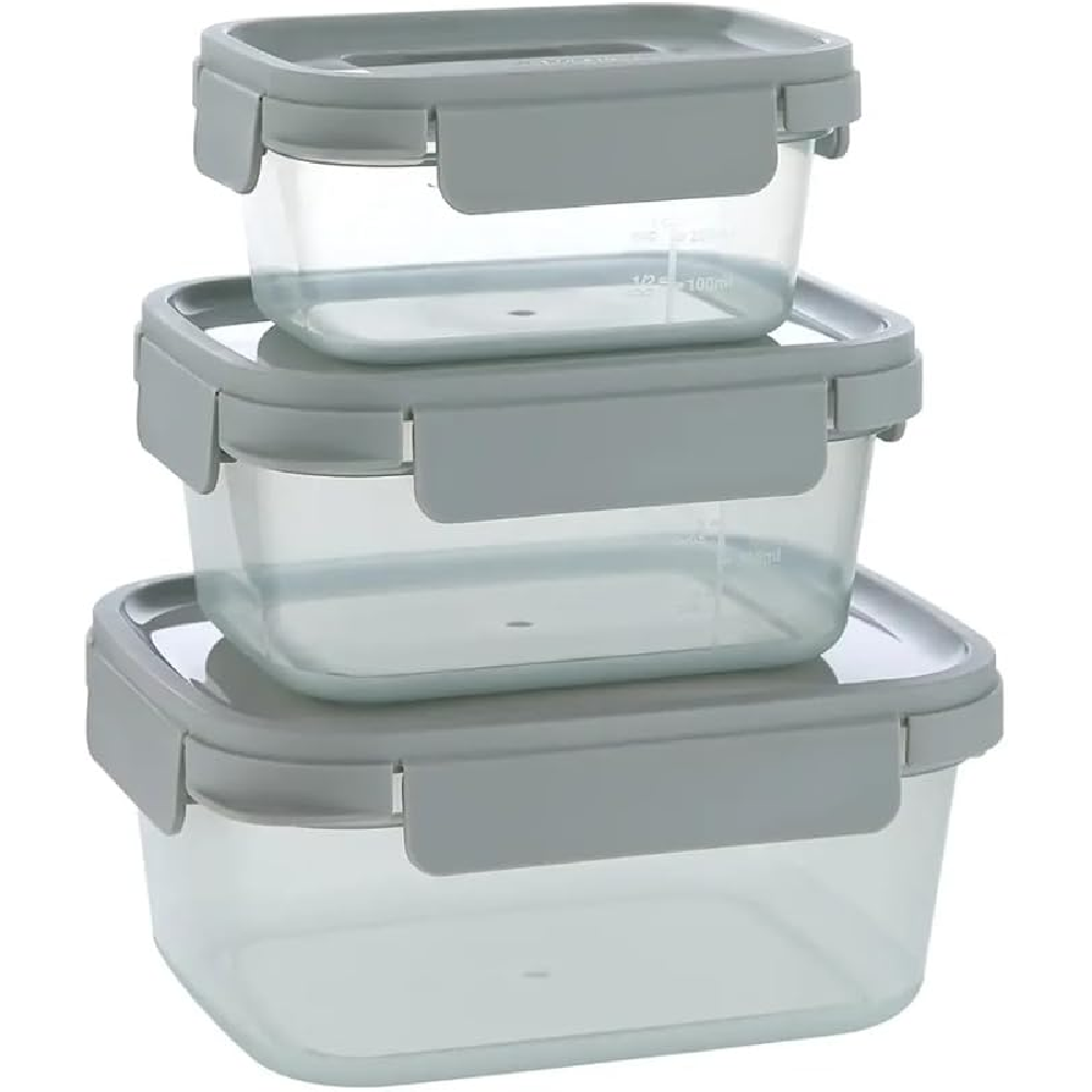 LocknLock LocknLock Nestopia Set : LTN320(500ML)*1, 330(920ML)*1, 340(1.6L)*1 | LTN340S3 - Home & Kitchen - Lebanon