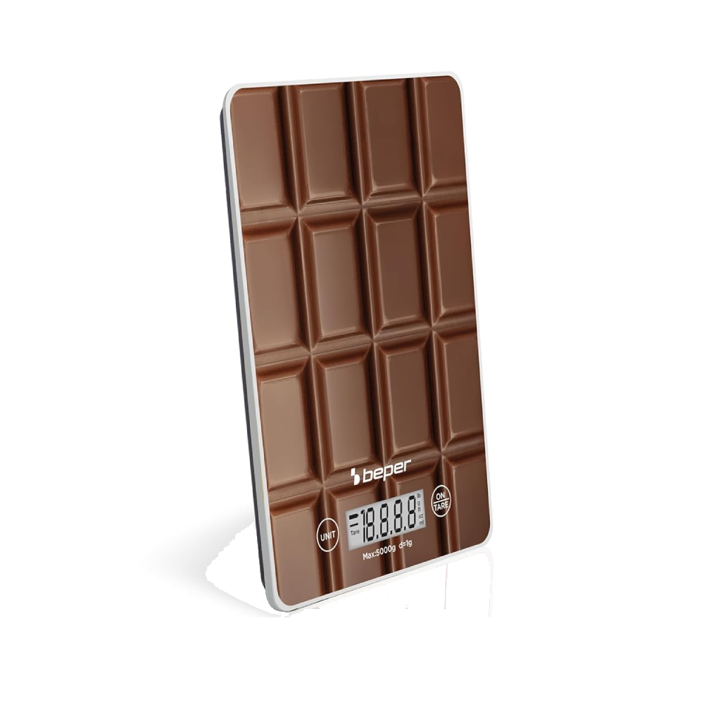 Beper Beper Digital Kitchen Scale - Chocolate Fantasy | P102BIL002 - Home & Kitchen - Lebanon