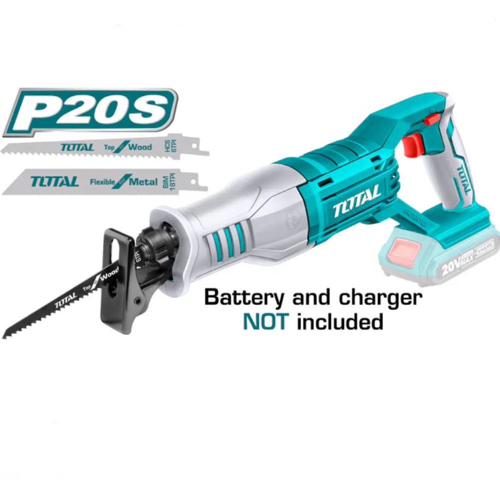 Total 20V منشار ترددي عالبطارية ليثيوم Total - Home & Kitchen - Lebanon