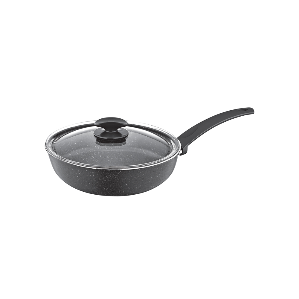 Zilan Zilan Deep Frypan With Lid - 24Cm | ZLN2065 - Home & Kitchen - Lebanon