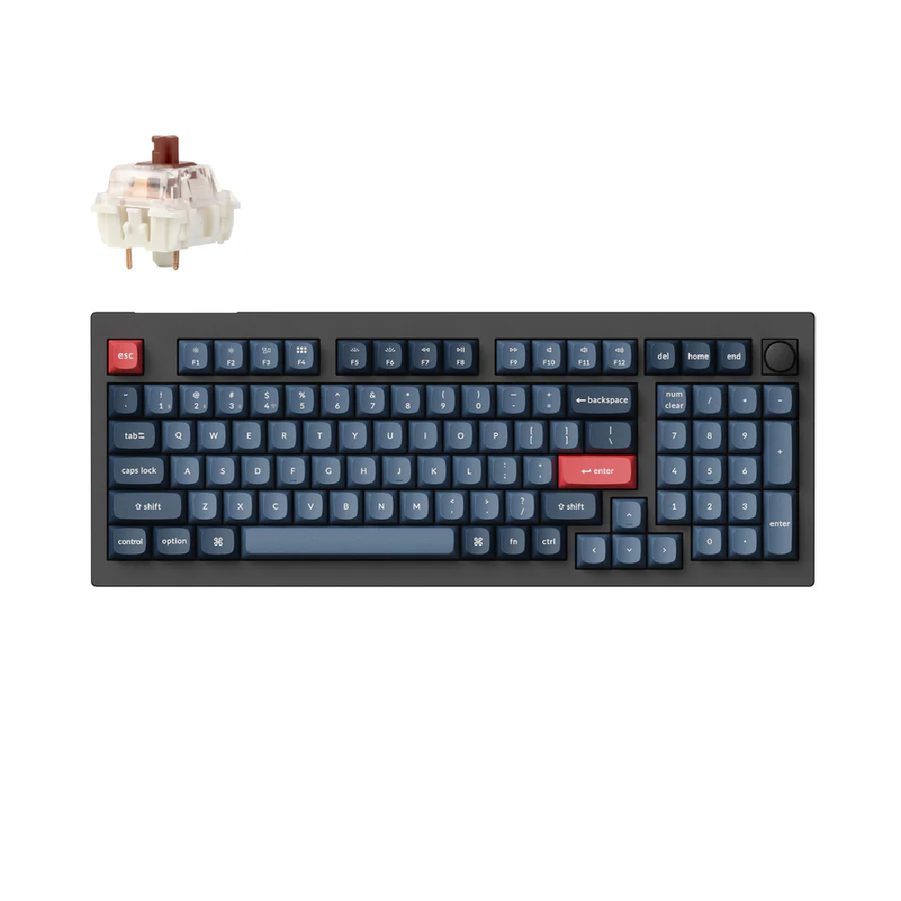 Keychron Keychron V5 Max QMK/VIA Wireless Custom Mechanical Keyboard - Brown Switch , RGB Backlight | V5M-D3 - Computers & Tech - Lebanon