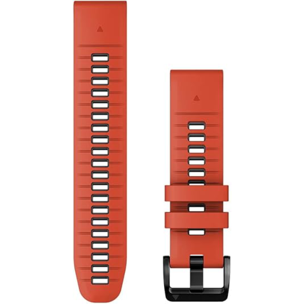 Garmin Garmin QuickFit 22mm Band For Fenix 6 - Red/Graphite | 010-13280-04 - Phones & Wearables - Lebanon