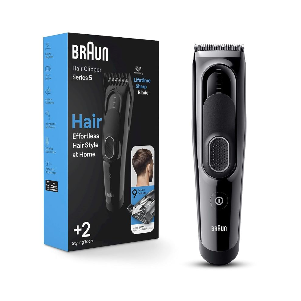 Braun Braun Rechargeable Hair Clipper | HC5310 - Beauty & Personal Care - Lebanon