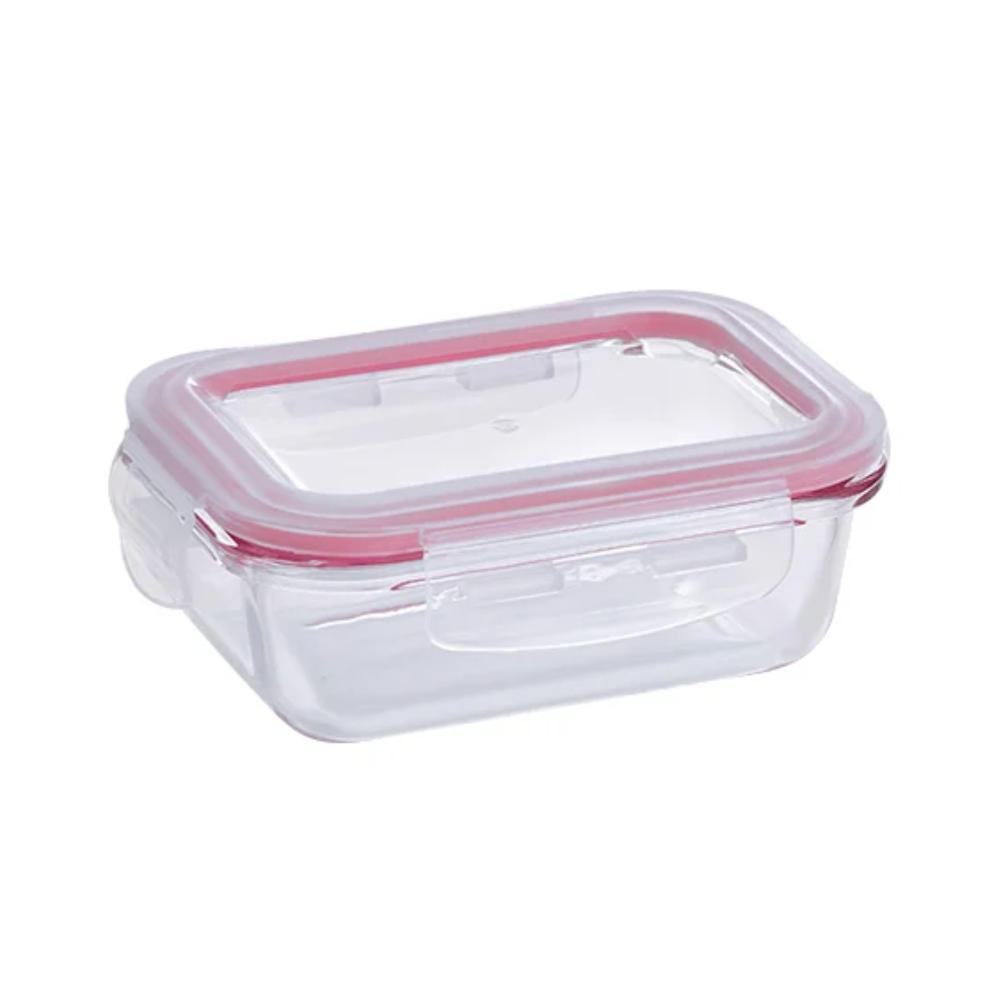Bergner Bergner Bg-25026-Rd Food Container 1.5L High Borosilicate Glass | Bg-25026-Rd - Home & Kitchen - Lebanon