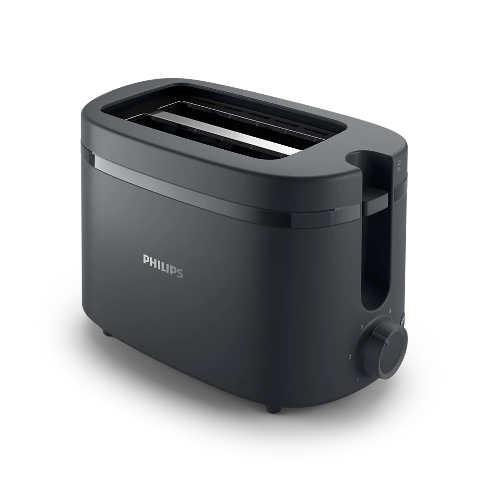 Philips Philips 1000 Series Toaster 650W - Charcoal Grey | HD2510 - Home & Kitchen - Lebanon