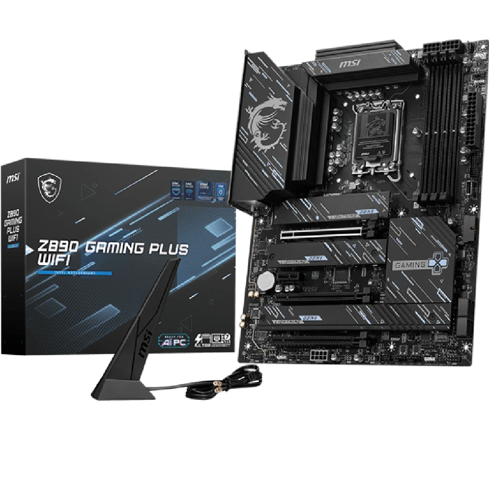 MSI MSI 911-7E34-004 Z890 GAMING PLUS WIFI DDR5 Gaming Motherboard - Wi-Fi 7, Bluetooth 5.4, Thunderbolt 4, and a 5Gbps LAN port - Computers & Tech - Lebanon