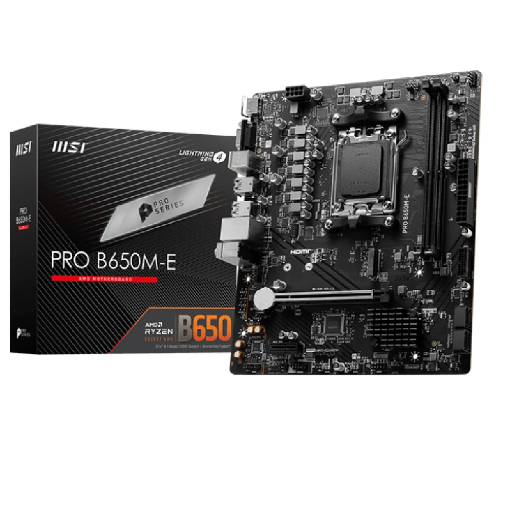 MSI MSI PRO B650M-E DDR5 Motherboard - AMD AM5 Socket, Micro-ATX - Computers & Tech - Lebanon