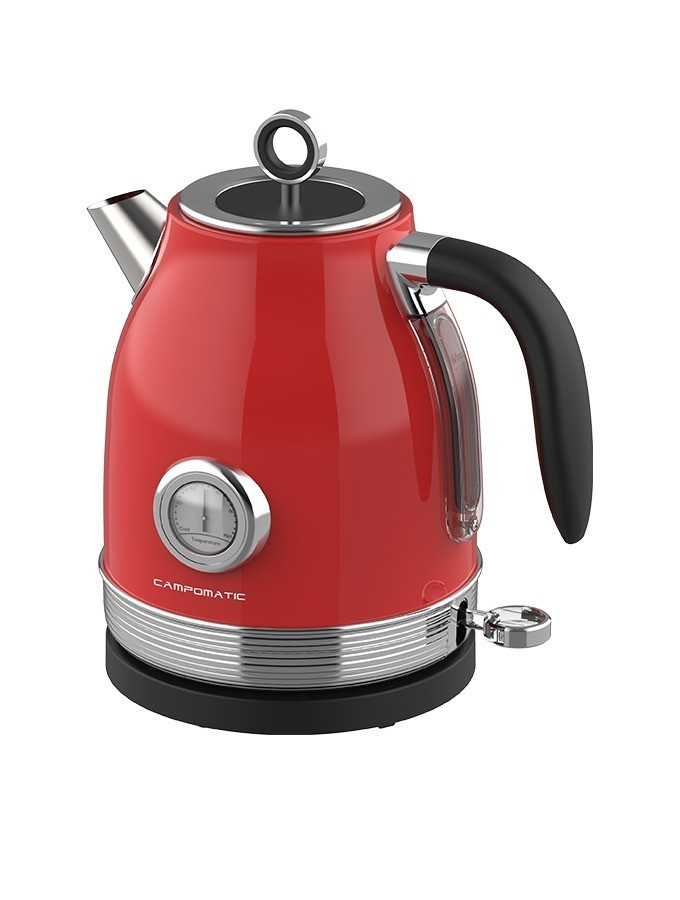 Campomatic Campomatic Stainless steel kettle Red | KR22R - Home & Kitchen - Lebanon