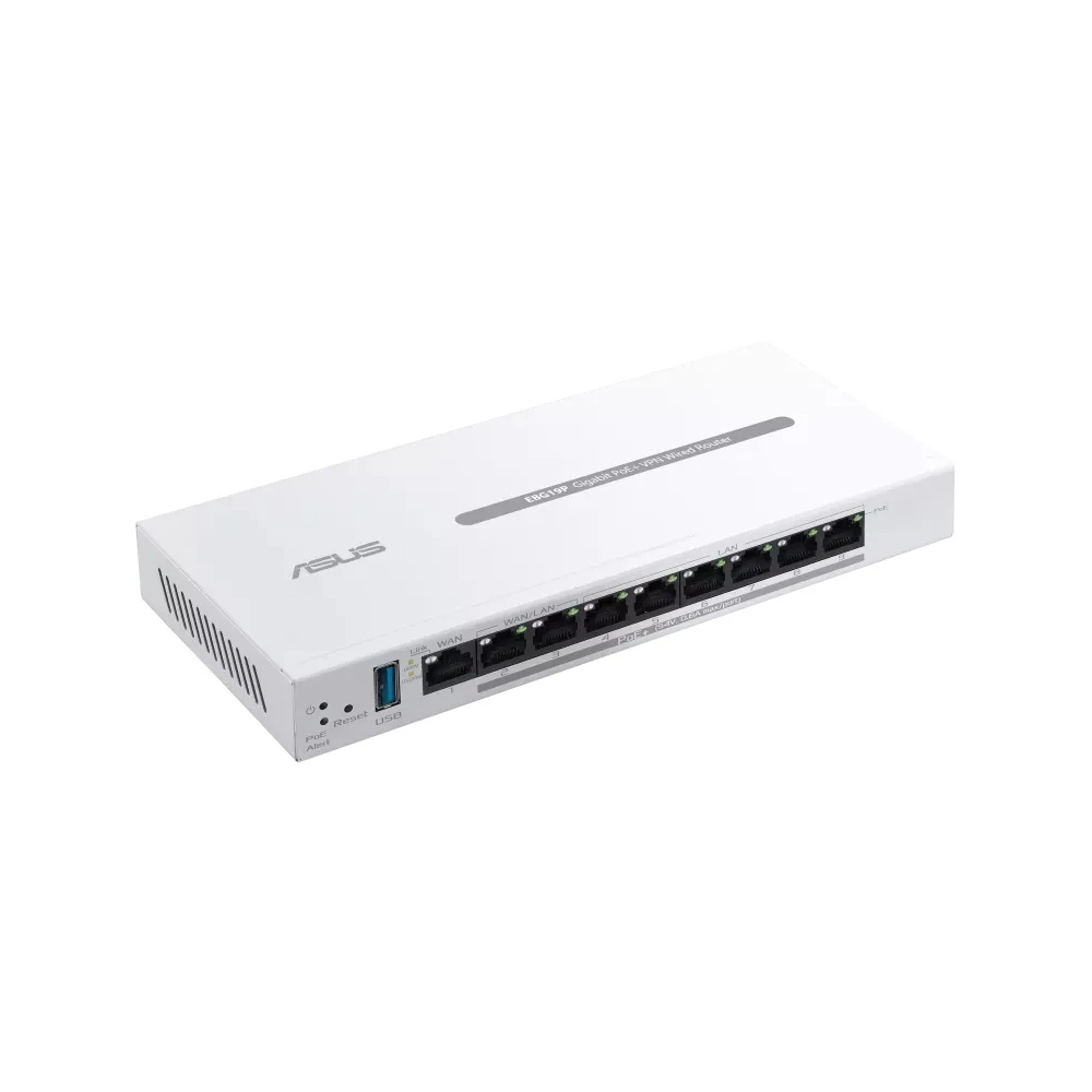 ASUS ASUS ExpertWifi 9-Port Gigabit PoE+ VPN Wired Router | 90IG08C0-MO3B00 - Networking - Lebanon