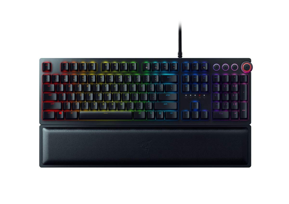 Razer Razer Huntsman Elite – Opto-Mechanical Gaming Keyboard – US Layout | RZ03-01870100-R3M1 - Computers & Tech - Lebanon