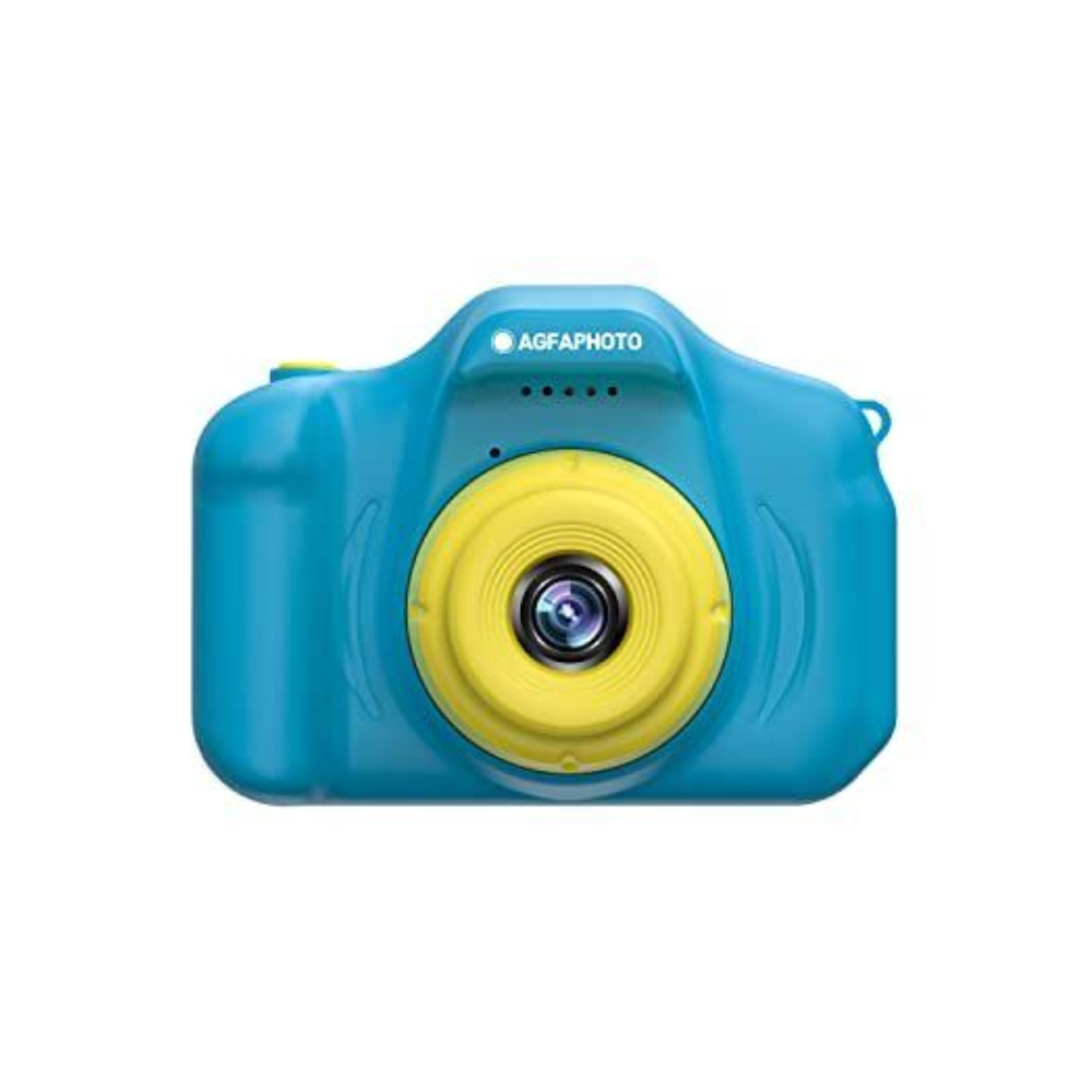 AgfaPhoto AgfaPhoto Compact Realikids Mini Camera - Blue/Yellow | ARKCMBLY - TV, Cameras & Photography - Lebanon