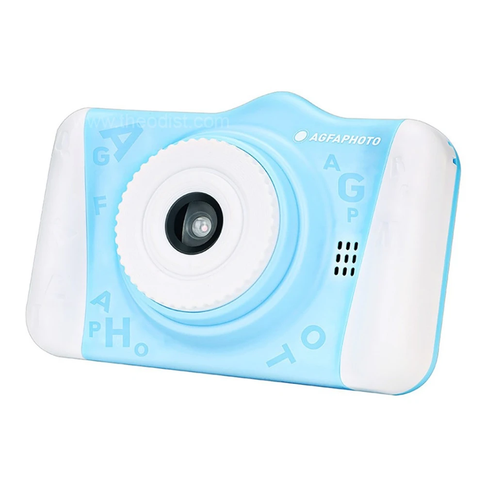 AgfaPhoto AgfaPhoto Compact Realikids 2 HD Digital Camera - Blue | ARKC2BL - TV, Cameras & Photography - Lebanon