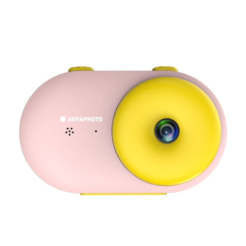 AgfaPhoto AgfaPhoto Compact 16MP Realikids Children's Camera - Pink | ARKCWPK - TV, Cameras & Photography - Lebanon