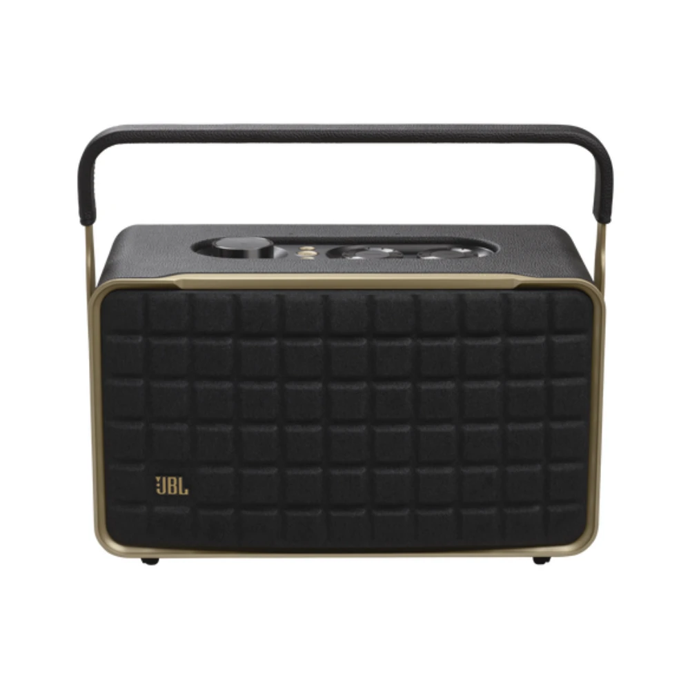 JBL Authentics 300 — Portable Smart Home Speaker with Wi-Fi, Bluetooth & Dual Voice Assistants — Black