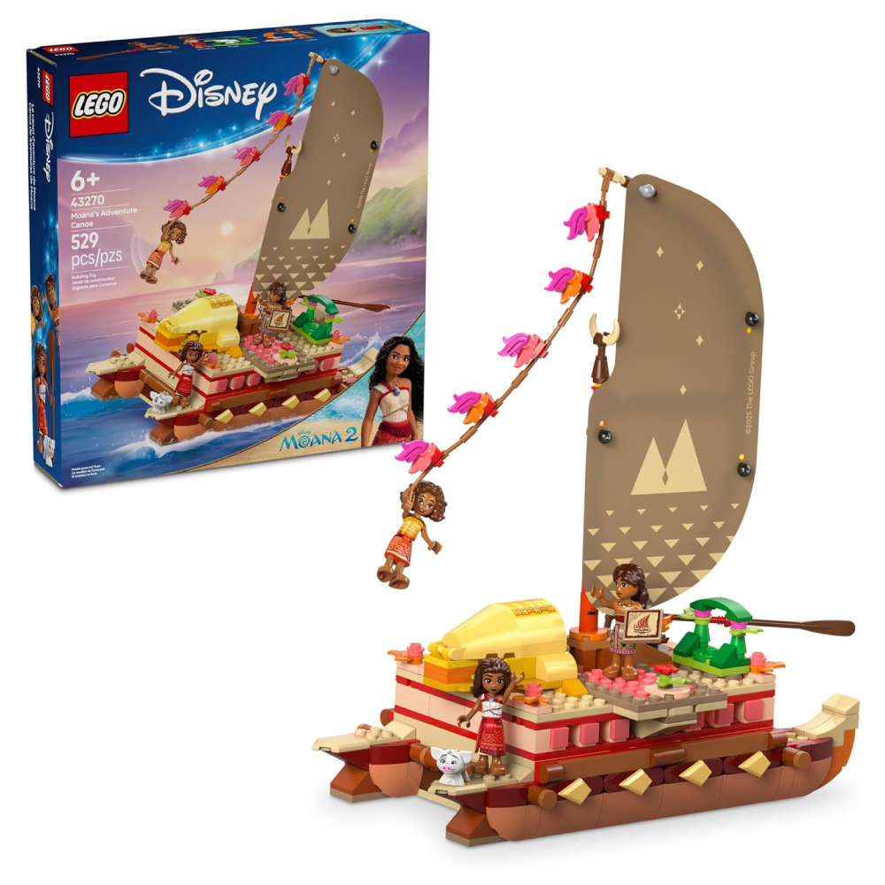 LEGO LEGO Disney Moana's Adventure Canoe Building Set | 43270 - Toys & Games - Lebanon