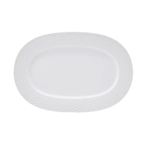 Karaca Karaca Polo Oval Plate 24cm | 153.03.06.6003 - Home & Kitchen - Lebanon