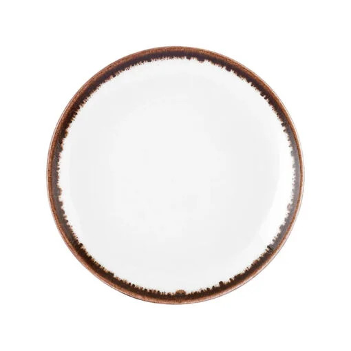 Karaca Karaca Levi Porcelain Cake Plate 21cm | 153.09.01.0556 - Home & Kitchen - Lebanon